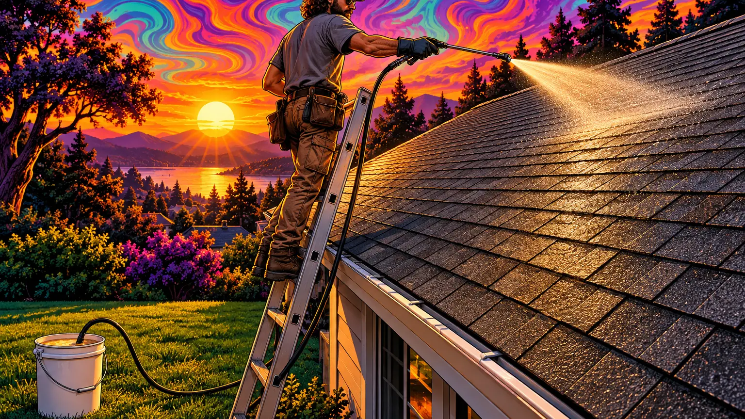 What a roof rejuvenation job actually looks like, from the ladder to the invoice